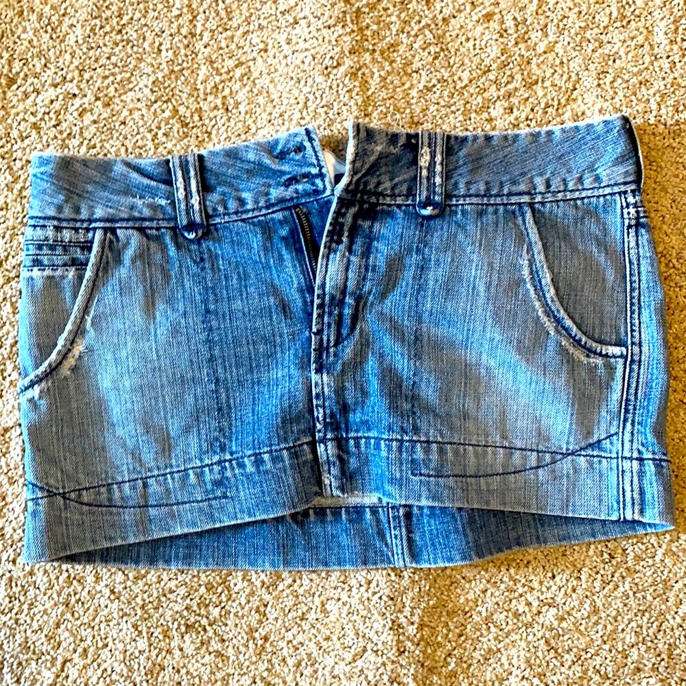 Hollister Jean skirt
